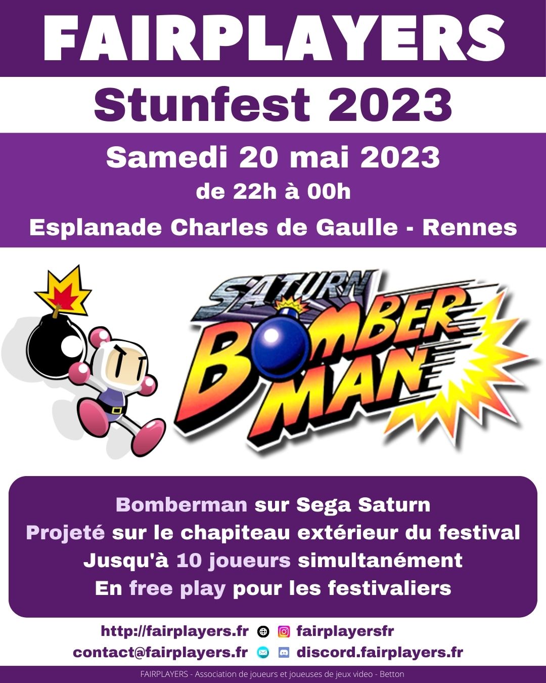 Affiche pour le stunfest